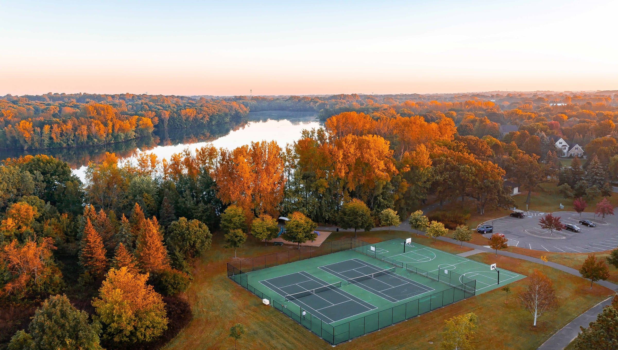Edgewater Park and Colby Lake in Woodbury.